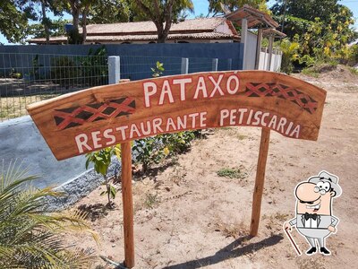 Você pode espairecer no na área externa do Restaurante e petiscaria Pataxó