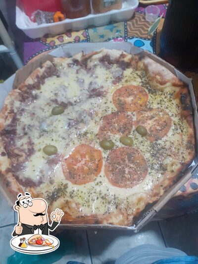 Peça diferentes variedades de pizza