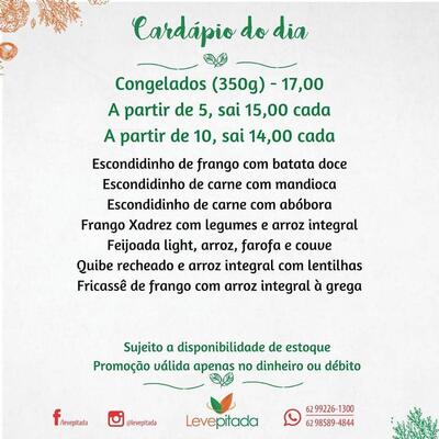Aqui está a publicidade do Leve Pitada