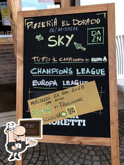 Leggi le specialità del giorno sulla lavagna