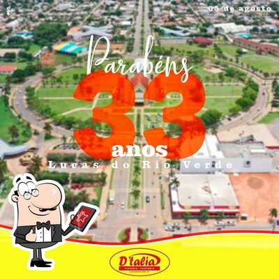 Descubra a parte externa do D' Italia Pizzaria