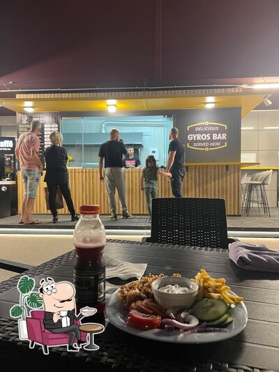 L'intérieur de Gyros bar
