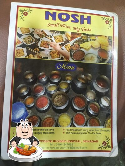 Meals at NOSH Restaurant
