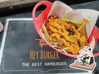 Comida em Hey Burger