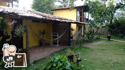 Desfrute da vista da área externa do Coco Brasil Pousada e Restaurante