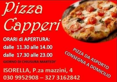 La pubblicità contiene informazioni su Capperi