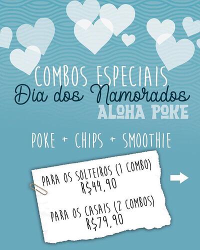 Aqui está a publicidade do Aloha Poke Lauro de Freitas BA