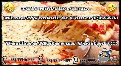 Comida em Pizzaria O Toim
