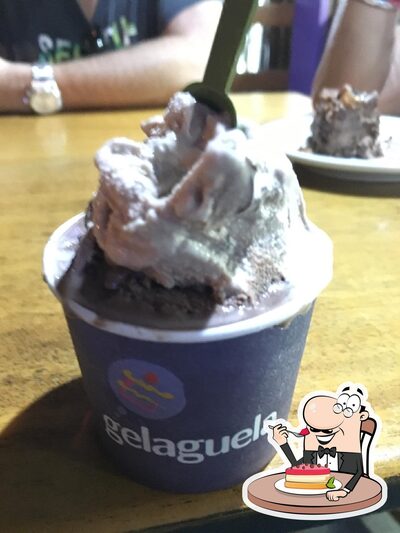 Gelaguela Gelateria oferece uma seleção de sobremesas