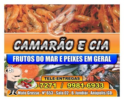 Consiga diversos refeições de frutos do mar disponíveis no Camarão & Cia