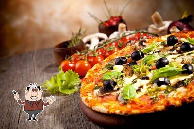 Platos en Mandala Pizza's Piracanga