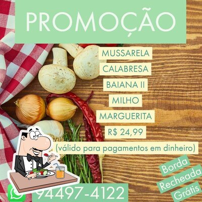 Comida em Pizzaria Premiere Mauá SP