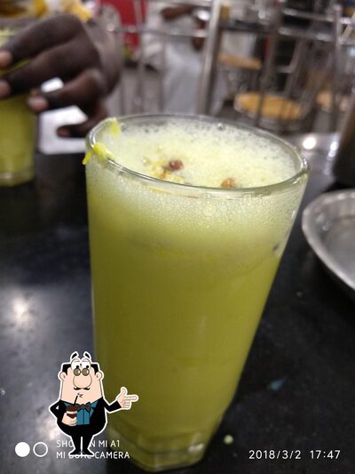 Enjoy a beverage at Sri Vanitha Bakery