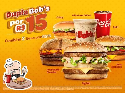 Experimente um hambúrguer no Bobs Drive Sarandi Sarandi PR