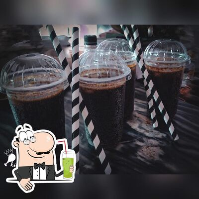 Enjoy a drink at King Of Fast Food