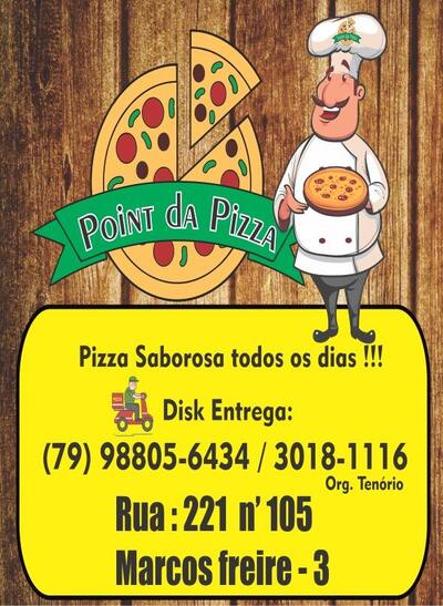 Olhe as informações sobre o Point da Pizza