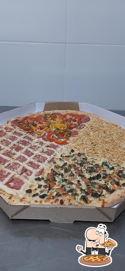 Escolha pizza no Kingpizzaria