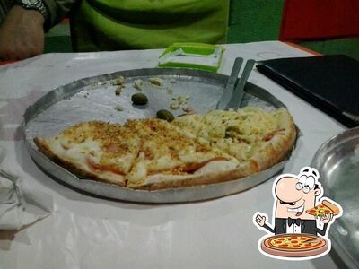Escolha pizza no Pizzaria Romanesca