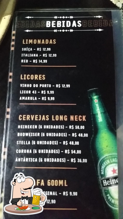 D' Ferrera pizza bar serve uma variedade de cervejas