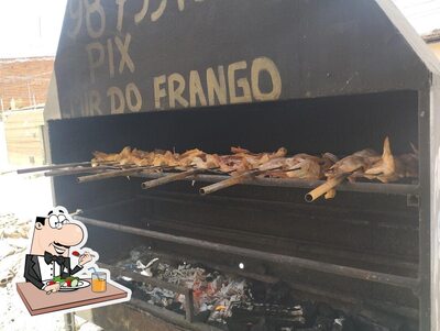 Platos en Frango assado espetinho