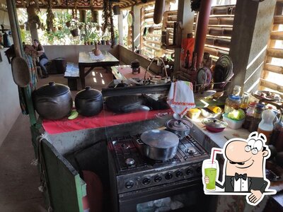 Restaurante Sabor do Quilombo offerece uma variedade de drinques