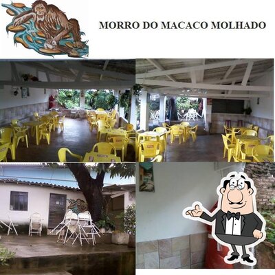 O interior do Bar Morro do Macaco Molhado