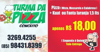 Aqui está a publicidade do Turma da Pizza