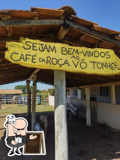 O exterior do Café da Roça - Vô Tonho