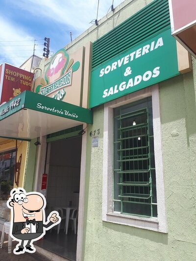 O interior do Sorveteria União
