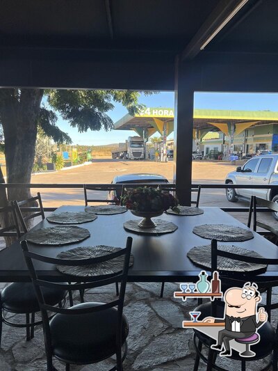 O interior do Taboca's Restaurante