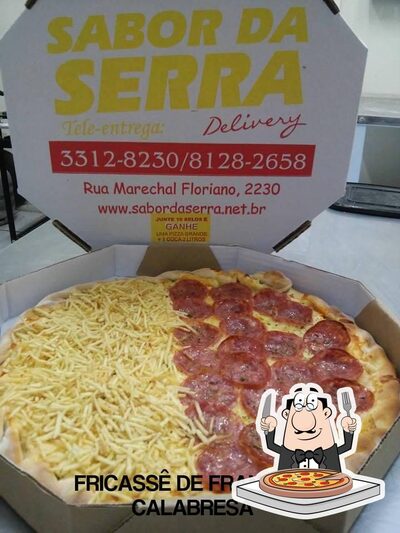 No Sabor da Serra Delivery, você pode conseguir pizza