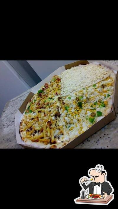 Platos en Rebeca pizza