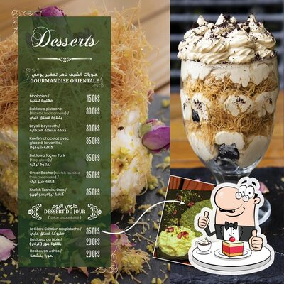 Profitez l'un des plats sucrés