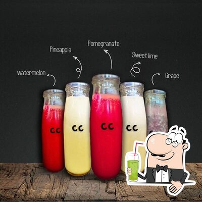 You can enjoy a drink from the menu