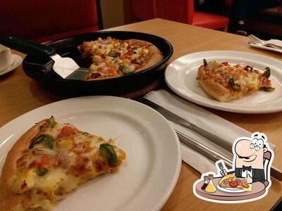 Try out pizza at Pizza Hut
