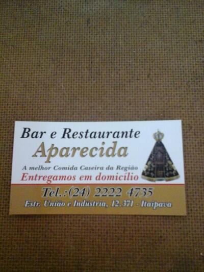 O Restaurante Aparecida tem seu próprio logotipo