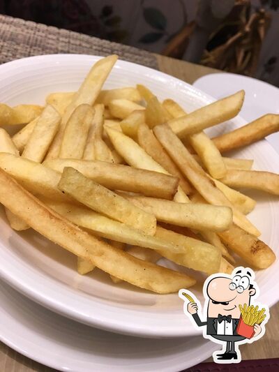 Taste fries with various sauces