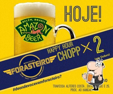 Peça uma tulipa de cerveja leve ou escura