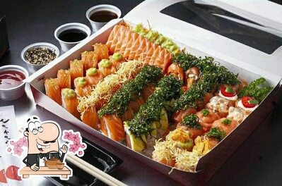 Comida em Nakaixa Sushi 渚海沙