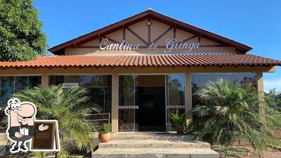 Veja a área externa do Cantina da Gringa