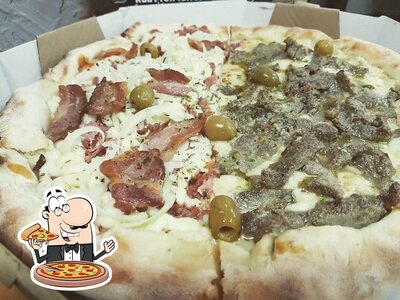 Escolha pizza no Original Pizza