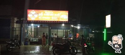 The interior of Mahalakshmi hotel