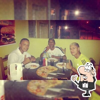 O interior do Pizzaria Lumar