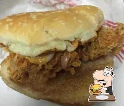 Try out a burger at KFC