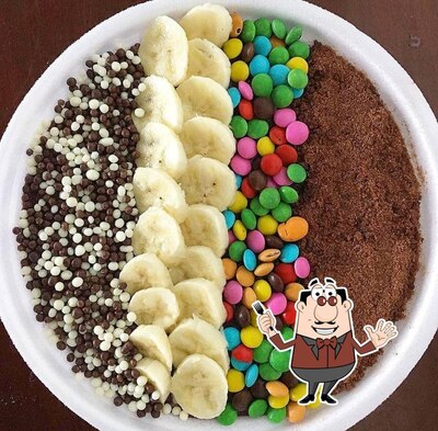 Platos en Mania milk shake