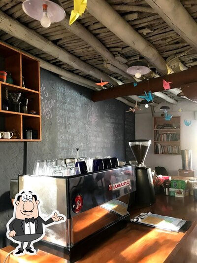 The interior of Metta Cafe