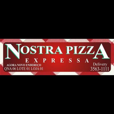 O logotipo do Nostra Pizza