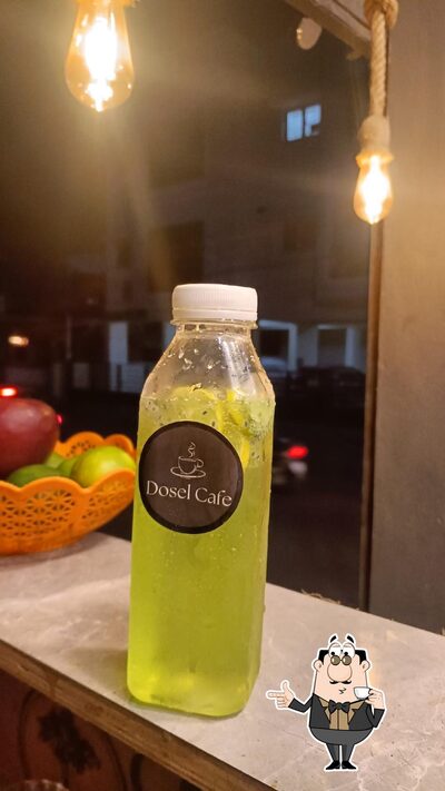 Order various drinks served at Dosel Cafe