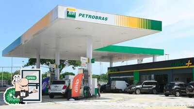 O exterior do Posto Petrobras