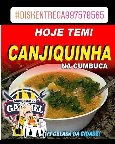 Comida em Churrasco do Gabriel